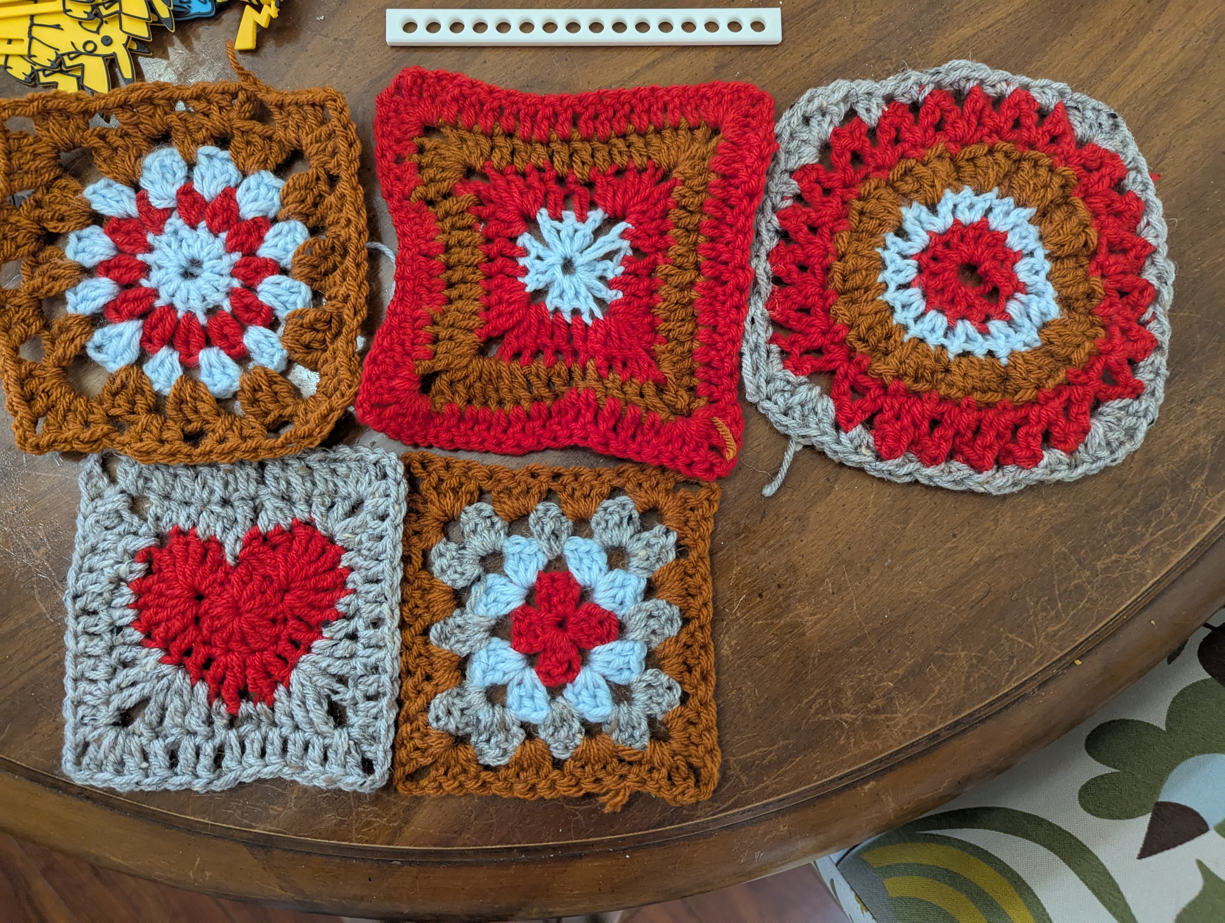 Crochet Granny Squares Practice