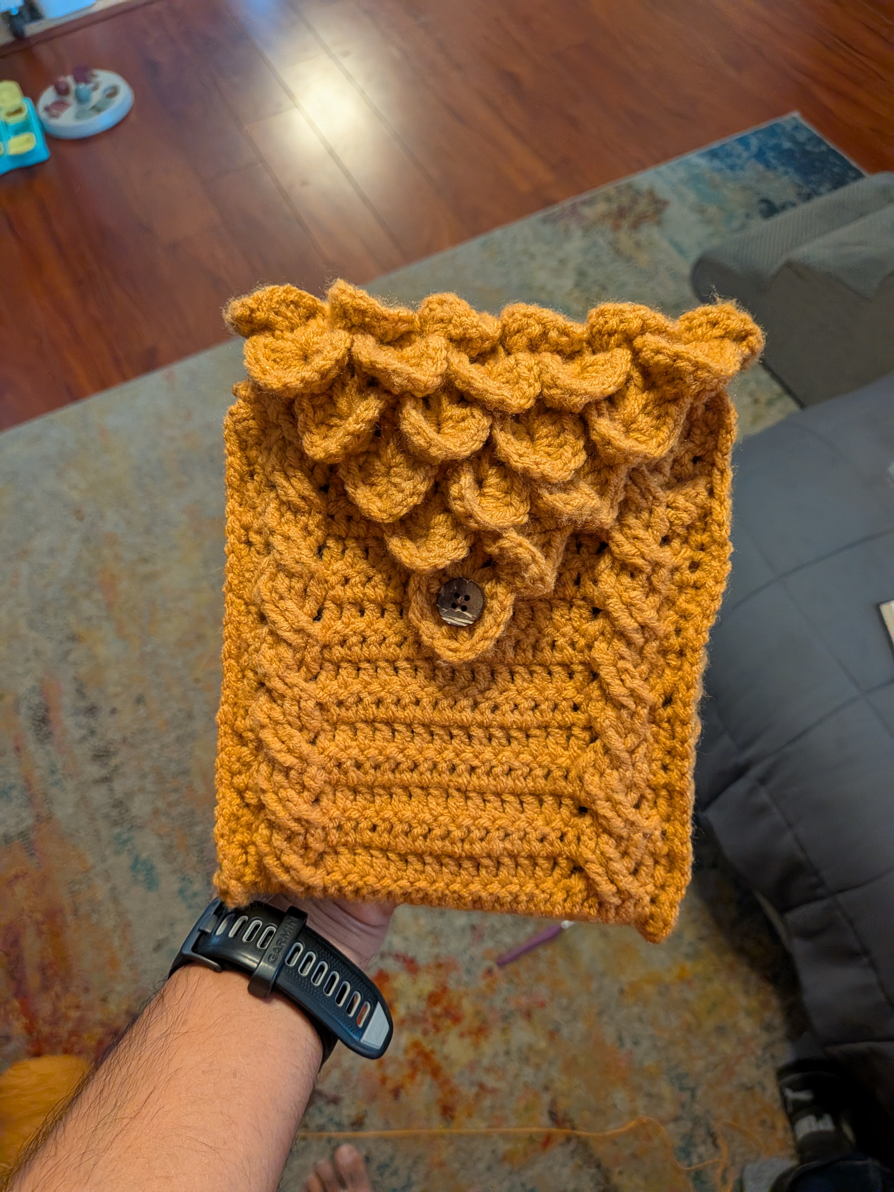 D&D Inspired Dragon Scale Kindle Pouch photo 18